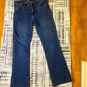 Womens Kut from the Kloth Jeans Size 12 Straight Leg Highwaisted